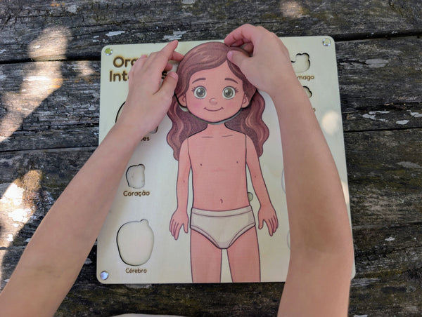 Puzzle Órgãos Internos - Menina