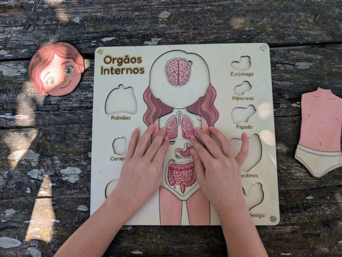 Puzzle Órgãos Internos - Menina